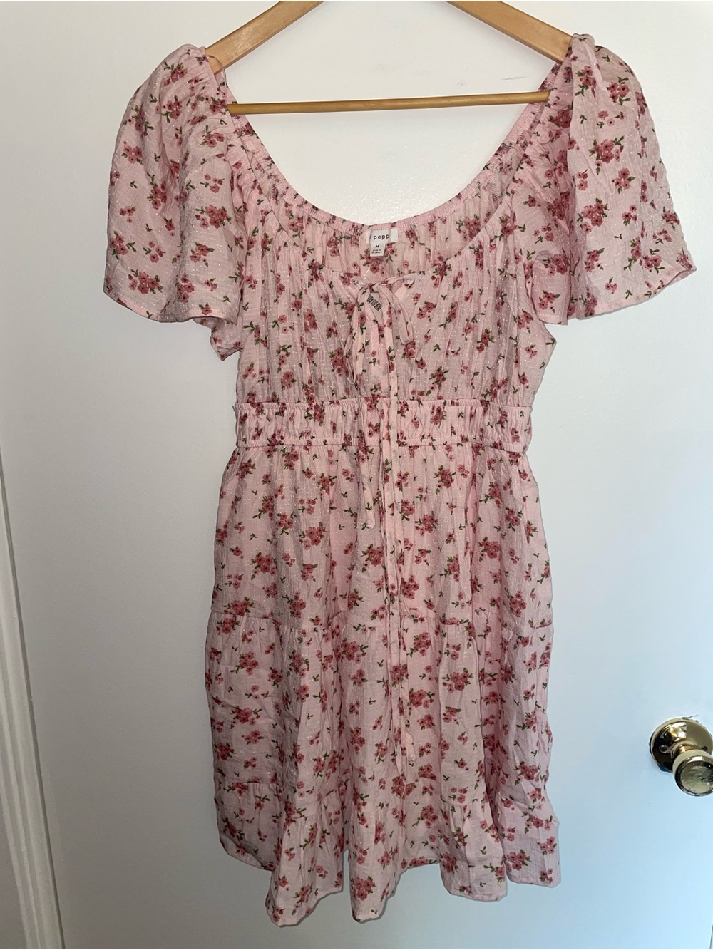 Blu Pepper Pink Floral Mini Dress